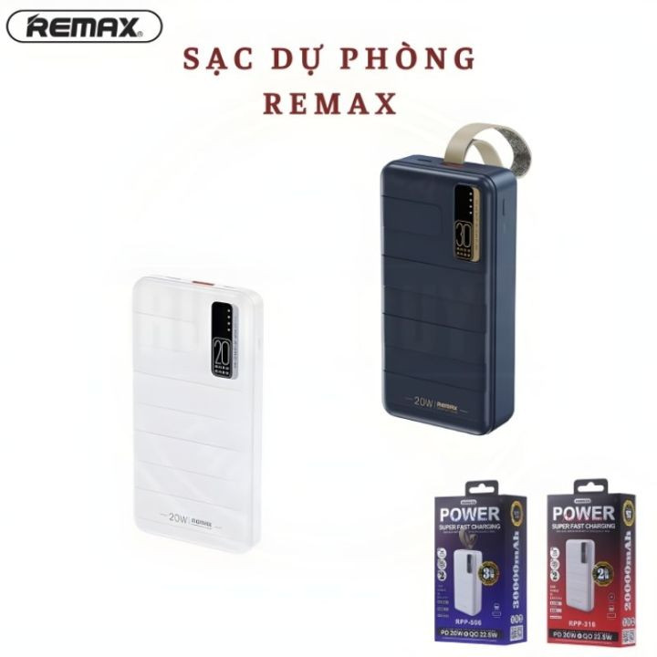SẠC DỰ PHÒNG REMAX09 30000MAH